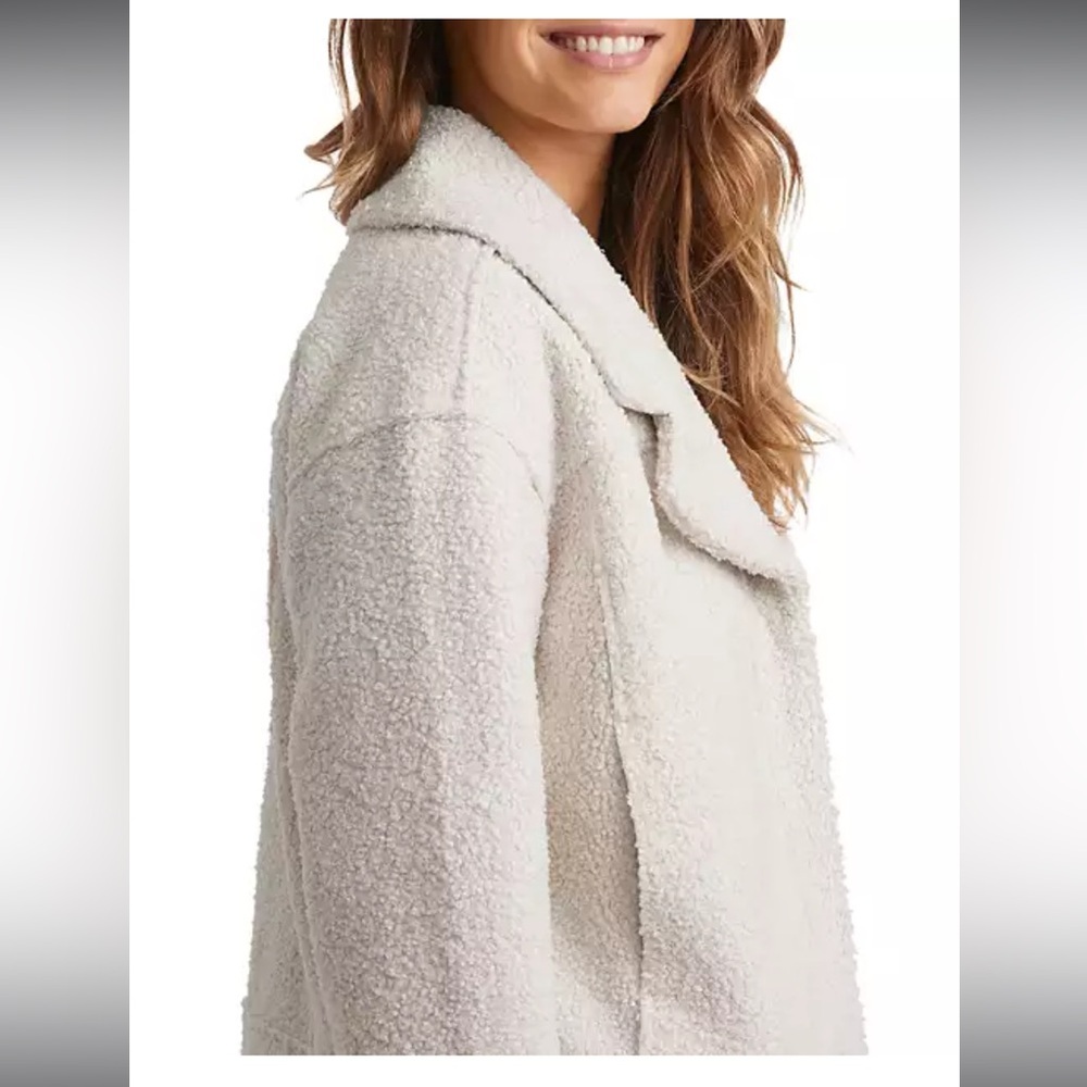 Marine Layer Quebec Sherpa Jacket, Antique White, new with tags, size small - Picture 7 of 10